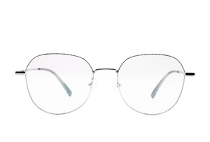 
                  
                    Lade das Bild in den Galerie-Viewer, Plain Lenses Brille Modell Titanium Noble Silber
                  
                