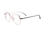 Roségoldene Brille von Plain Lenses UV-Licht geschützt