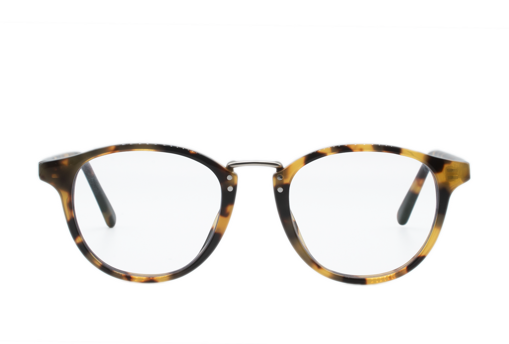 Sicht auf die Gläser der Brille Italien Siena von Plain Lenses