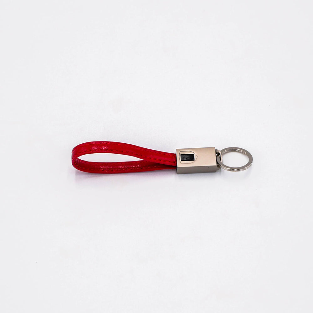 
                  
                    Lade das Bild in den Galerie-Viewer, Smarter Schlüsselanhänger mit doppelseitigem USB-Datenkabel in rot
                  
                